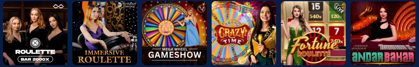 Carlospin Casino Live casino